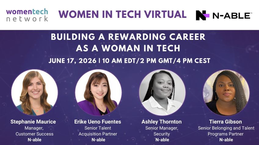 Embedded thumbnail for Building a Rewarding Career as a Woman in Tech by N-ABLE