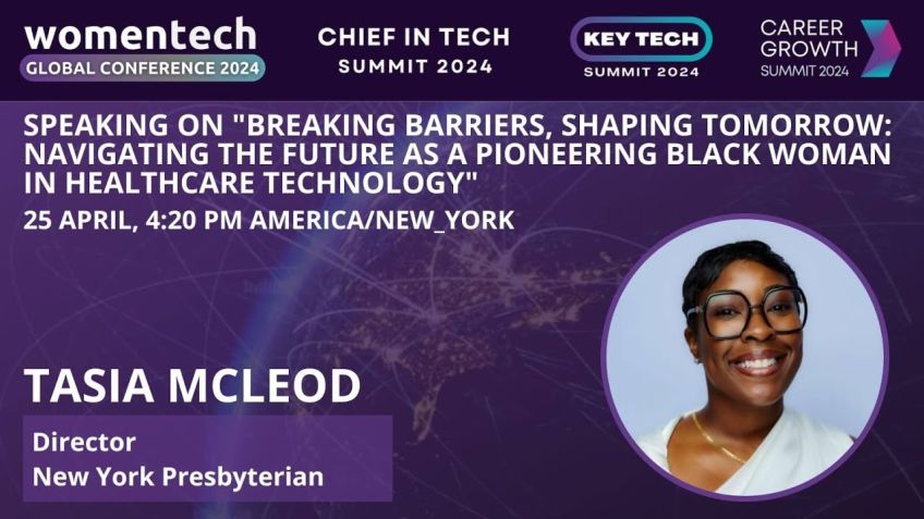 Embedded thumbnail for Breaking Barriers, Shaping Tomorrow: Navigating the Future as a Pioneering Black Woman in Healthcare Technology