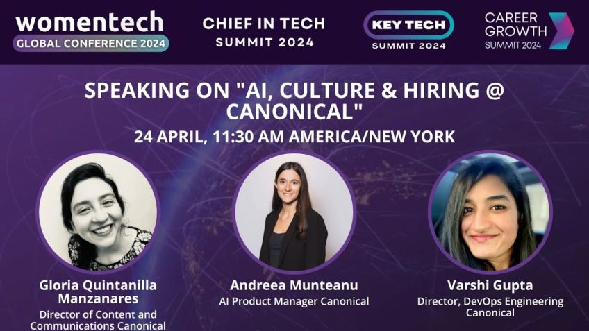 Embedded thumbnail for AI, Culture &amp; Hiring @ Canonical