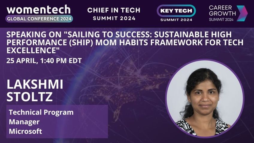 Embedded thumbnail for Sailing to Success: Sustainable High Performance (SHiP) Mom Habits Framework for Tech Excellence