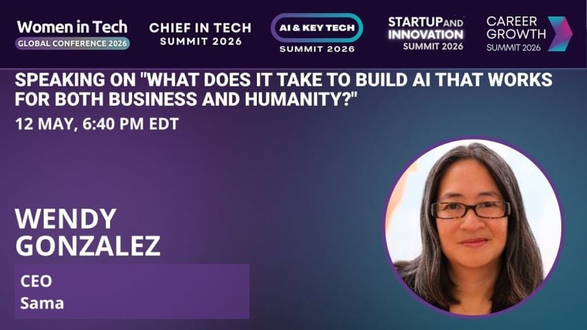 Embedded thumbnail for What does it take to build AI that works for both business and humanity?  by Wendy Gonzalez