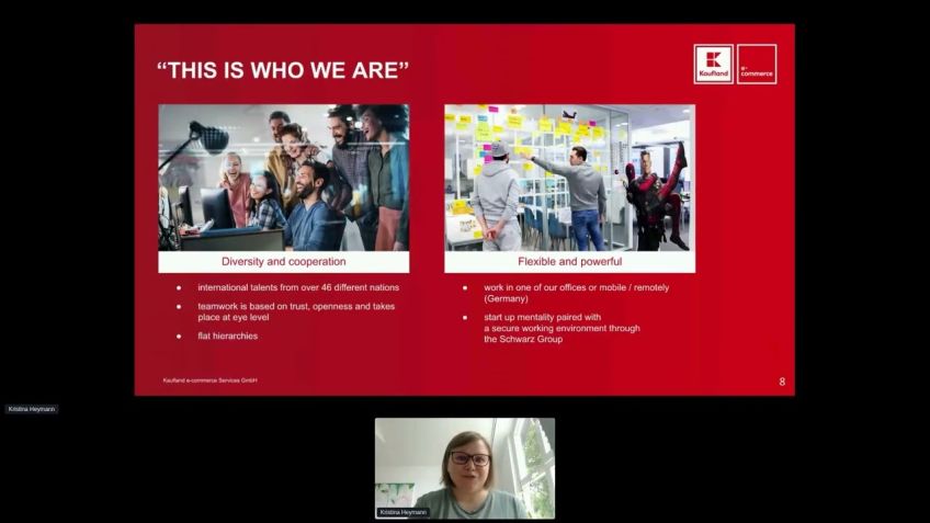 Embedded thumbnail for All about working at Kaufland e-commerce by Kristina Heymann