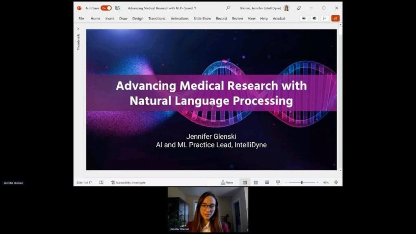Embedded thumbnail for Advancing Medical Research with Natural Language Processing by Jennifer Glenski