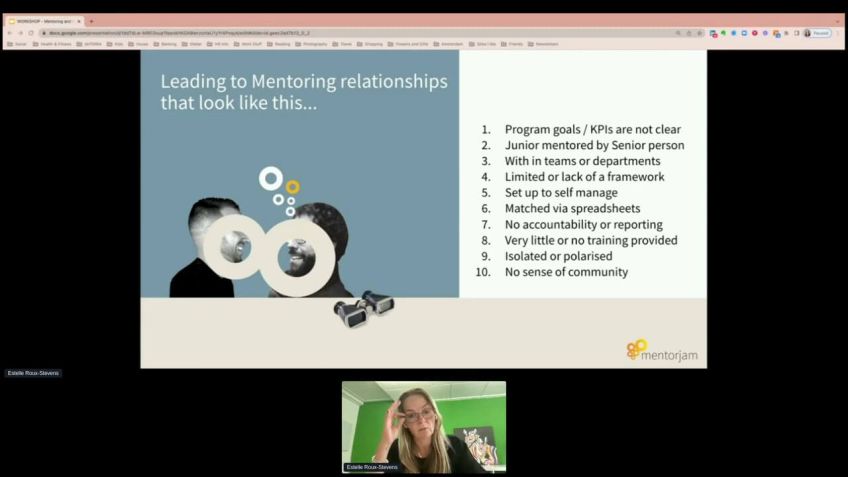 Embedded thumbnail for Why traditional mentoring programs fail to bridge the diversity gap? by Estelle Roux-Stevens          