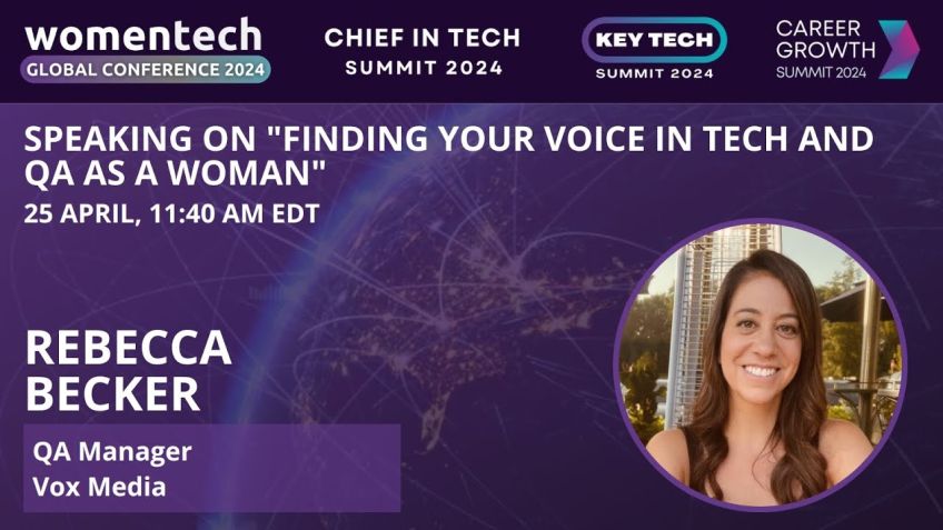 Embedded thumbnail for Finding your voice in tech and QA as a woman