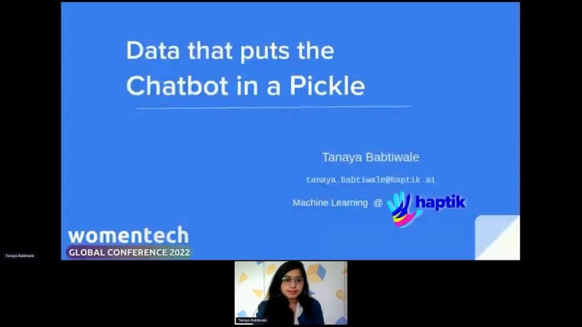Embedded thumbnail for Data that puts the Chatbot in a Pickle by Tanaya Babtiwale