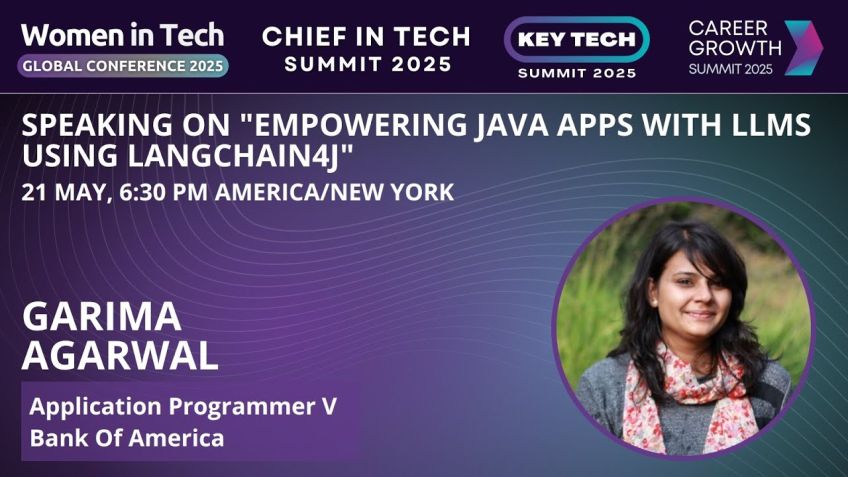 Embedded thumbnail for Empowering Java Apps with LLMs Using LangChain4j by Garima Agarwal