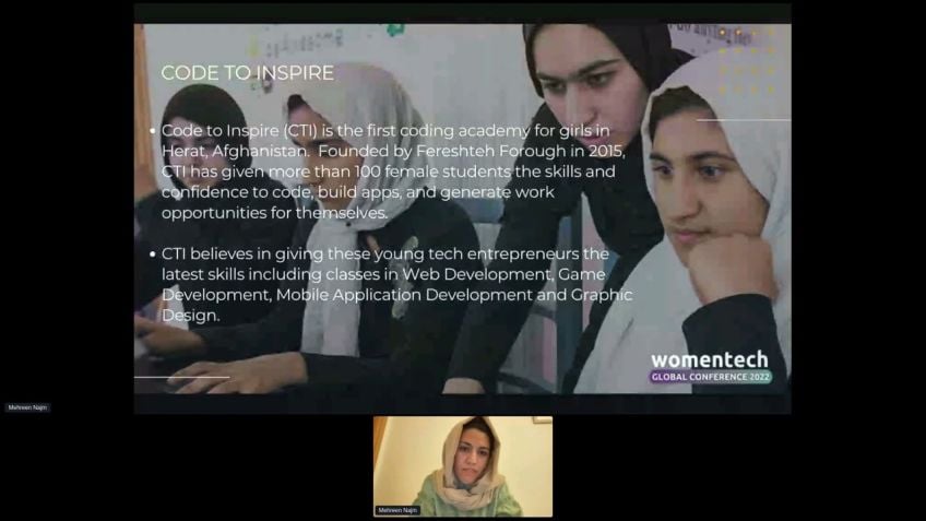 Embedded thumbnail for Afghanistan &amp; Women In Technology  by Mehreen Najm          