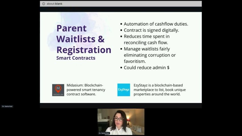 Embedded thumbnail for From blockchain technology to education equity by Samia Kazi