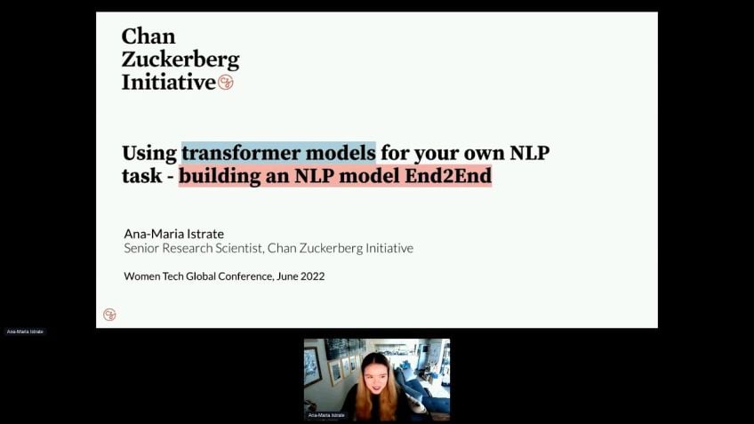 Embedded thumbnail for Using transformer models for your own NLP task - building an NLP model End To End by Ana-Maria Istrate