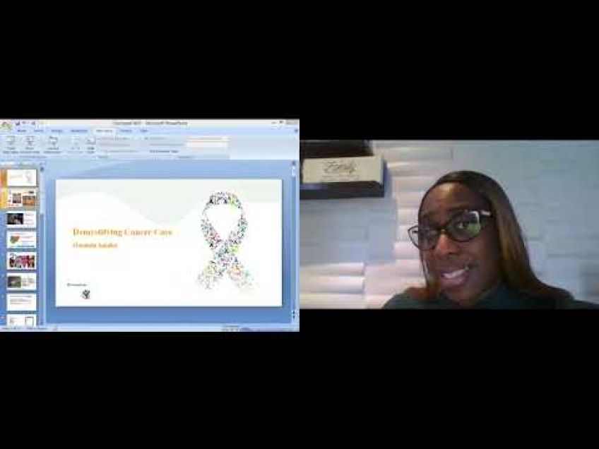 Embedded thumbnail for Omolola Salako - Demystifying cancer care in Africa